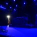 Stage with blue lighting