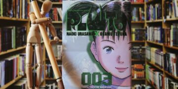 Pluto Vol. 3 (Naoki Urasawa x Takashi Nagasaki) framed by a wall of books—manga, memory, and mystery in one cover. Real photo, no AI. If you value authentic art, please support via the donation link in my bio. What you value, grows. Pluto Vol. 3 (Naoki Urasawa x Takashi Nagasaki) diante de uma parede de livros—mangá, memória e mistério em uma só capa. Foto real, sem IA. Se você valoriza arte autêntica, apoie pelo link de doação na bio. O que você valoriza, cresce.