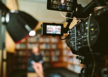 A snap shot of our Sony FS7 cinema camera system from our film set, while producing a documentary series for the Holocaust Center for Humanities. Here we are interviewing a local high school about their experience with some of the Center’s teaching materials.