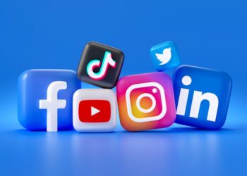 Social Media Logos in 3D. Facebook, Instagram, Twitter, TikTok, YouTube, LinkedIn. Feel free to contact me through email mariia@shalabaieva.com