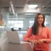 Woman at desk working in office