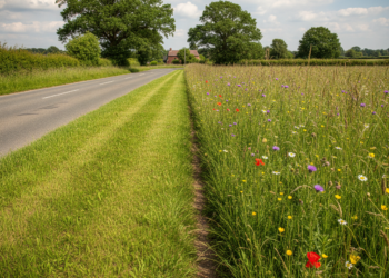 Half gemaaide bermen als nieuwe standaard versterken biodiversiteit