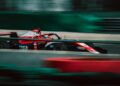 Formule 1-auto op het circuit