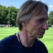 Adrie Koster op het trainingsveld van Willem II