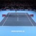 De finale tussen Griekspoor en Struff op de blauwe indoorbaan van het ATP-toernooi in Brussel