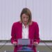 Parlementsvoorzitter Roberta Metsola maakt in Straatsburg de winnaar van de Sacharovprijs 2026 bekend