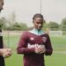 Crysencio Summerville op het trainingsveld van West Ham United