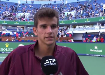 Rafael Jódar in een interview na zijn zege in Shanghai